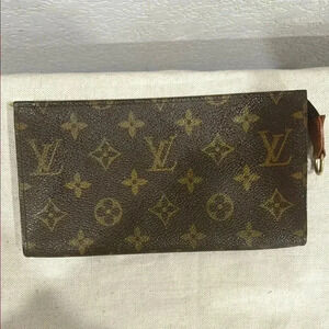 Auth Louis Vuitton Monogram Accessory Pouch